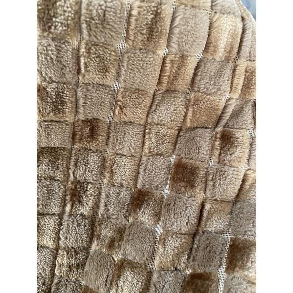 Chăn lông tuyết kẻ ô mẫu mới High End Blanket đắp được bốn mùa