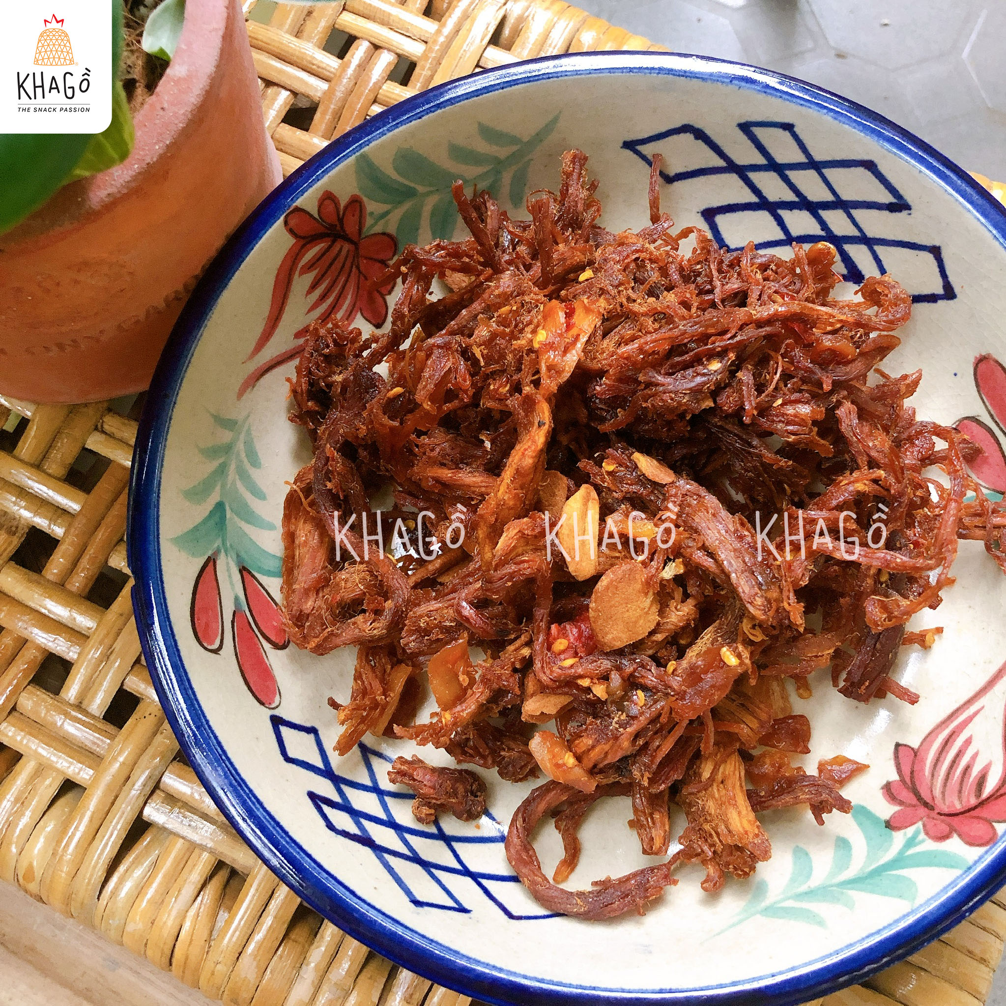 KHÔ HEO 300gr | KHA GỒ | Khô Heo Lăn Tỏi, Ăn Vặt Văn Phòng, Du Lịch, Tết, Sài Gòn Ngon