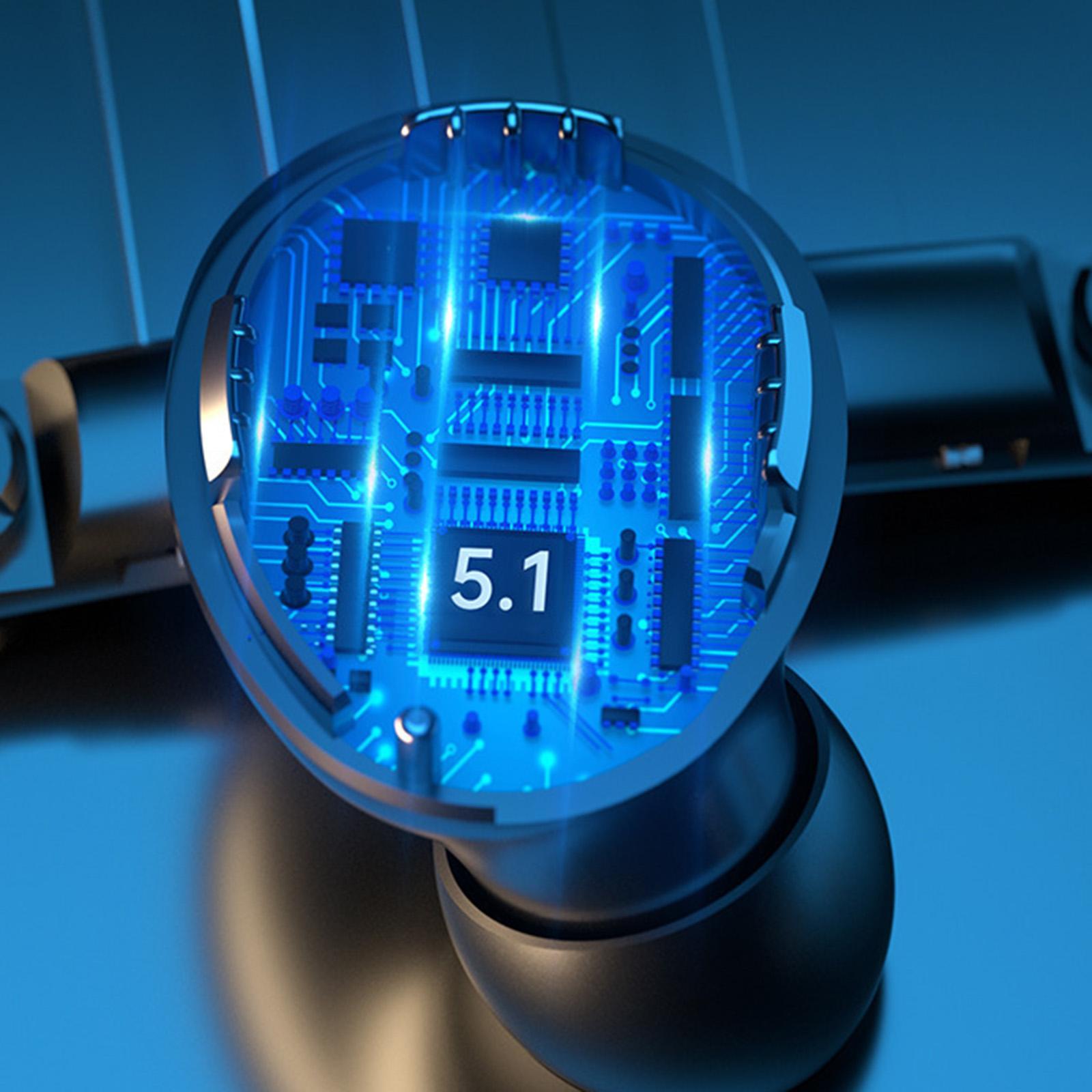 IPX7 Waterproof  earplugs LED Display Stereo   Gym Laptop