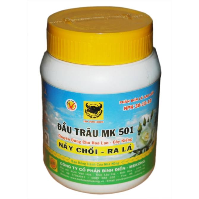 Phân bón lá Đầu Trâu MK 501 kích thích phát triển chồi lá rễ