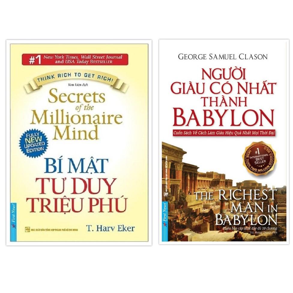 Combo Bí mật tư duy triệu phú + Người giàu có nhất thành Babylon  - Bản Quyền