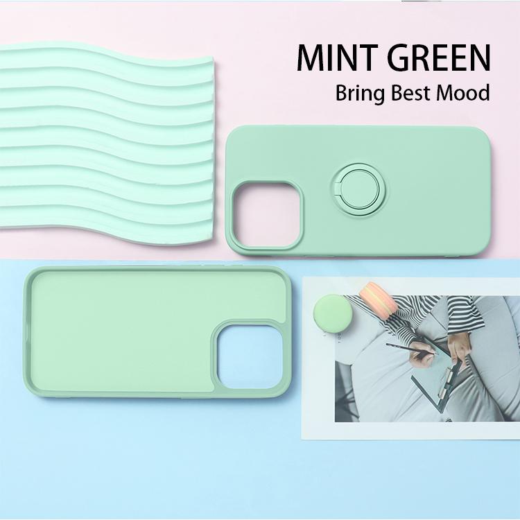 Ốp lưng dẻo MIPOW kèm Ring Stand TPU Leather cho iPhone 15 Series - Hàng chính hãng