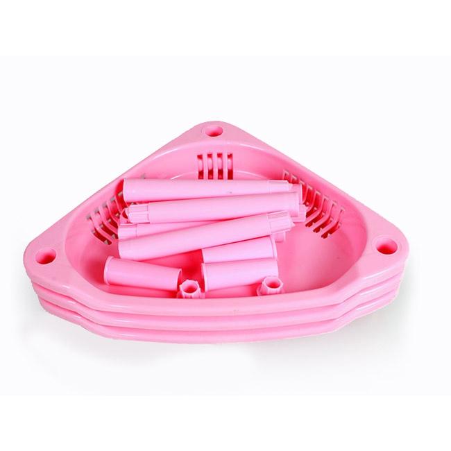 KỆ NHỰA GÓC TAM GIÁC 3 TẦNG ĐỰNG ĐỒ CÁ NHÂN , ĐỰNG GIA VỊ VẬT DỤNG NHÀ TẮM TIẾT KIỆM KHÔNG GIAN LẮP RÁP ĐƠN GIẢN