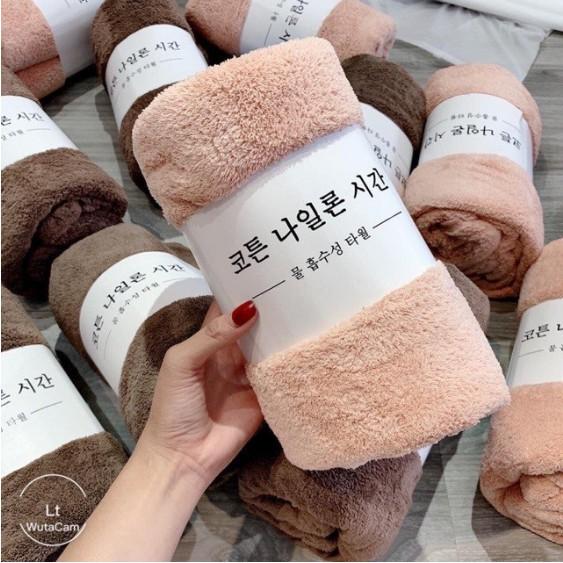 Khăn mặt Hàn Quốc cotton - Khăn Lông cừu siêu thấm nước
