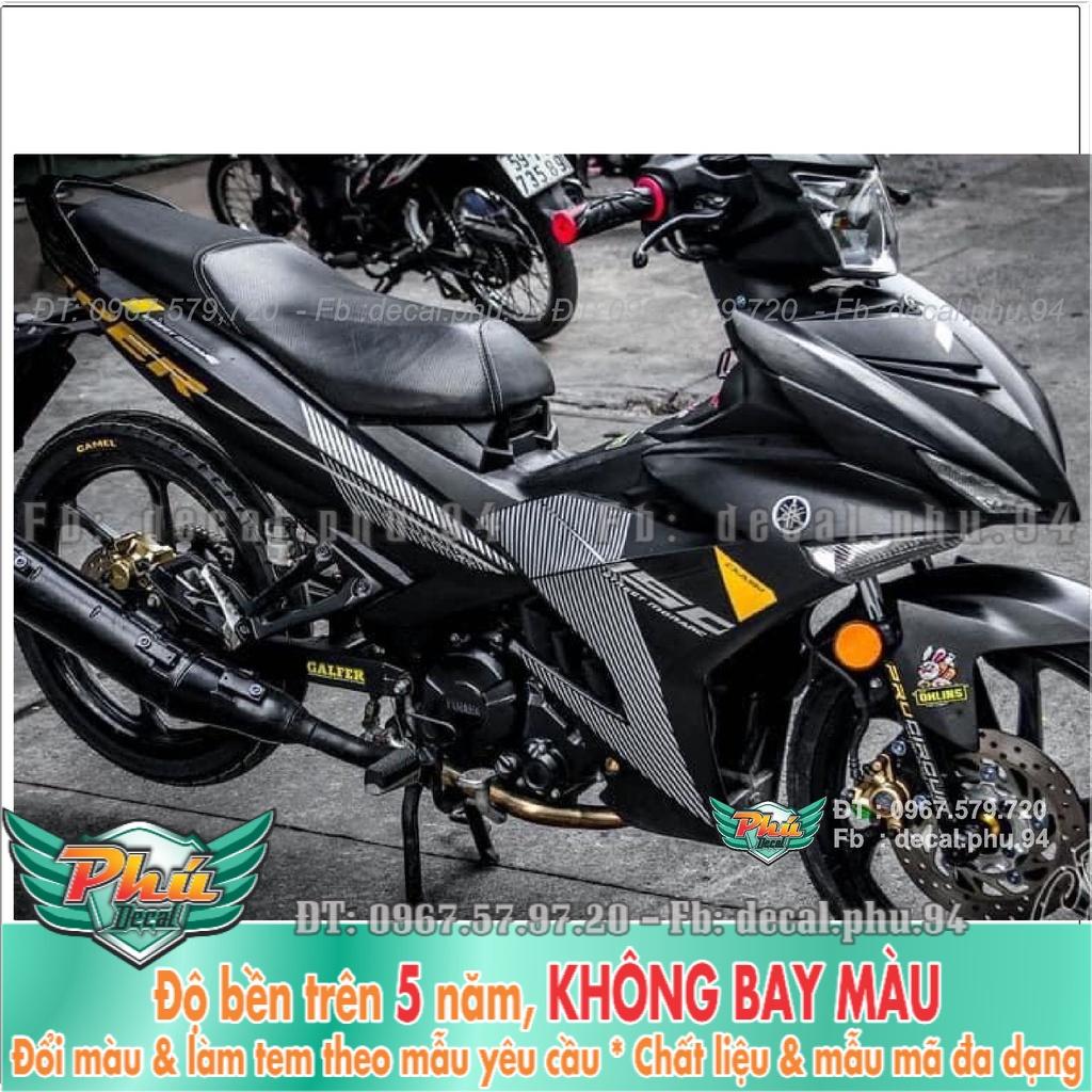 Tem Rời Exciter 150 Sniper đen nhám