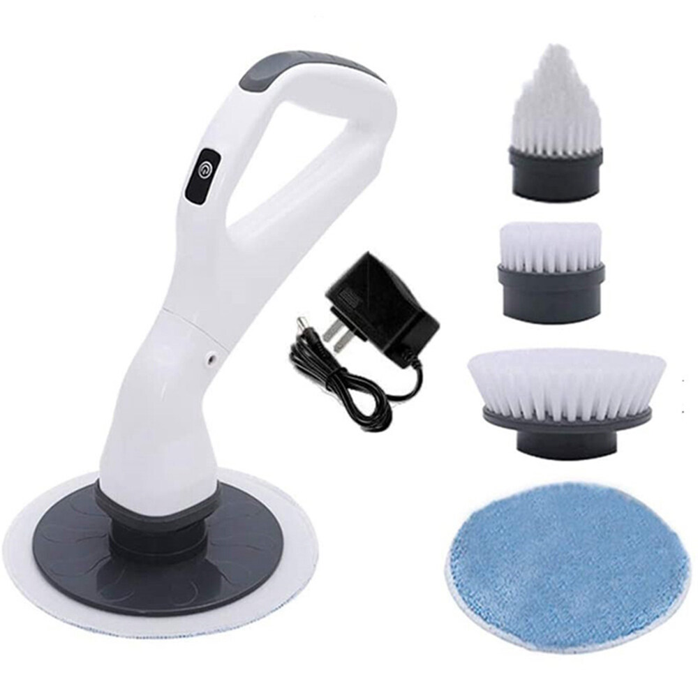 Cọ Vệ Sinh Phòng Tắm, Sàn, Rửa Xe Tự Động Lực Mạnh Electric Spin Scrubber