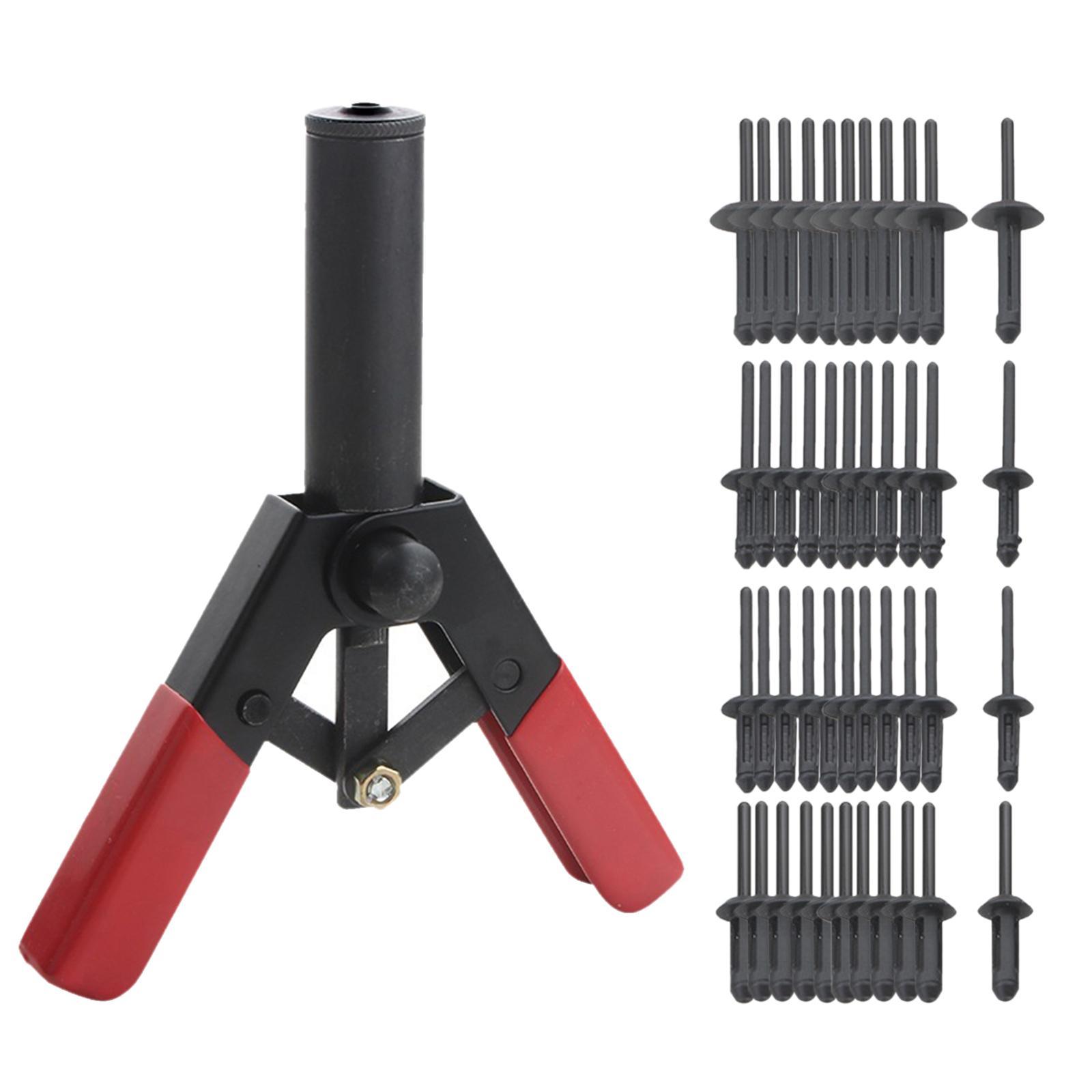 41 Pieces Pp Rivet Set Push Fasteners Rivet Clips Liner Fastener Rivet Replacement Set Nylon Fastener PP Rivet Clip