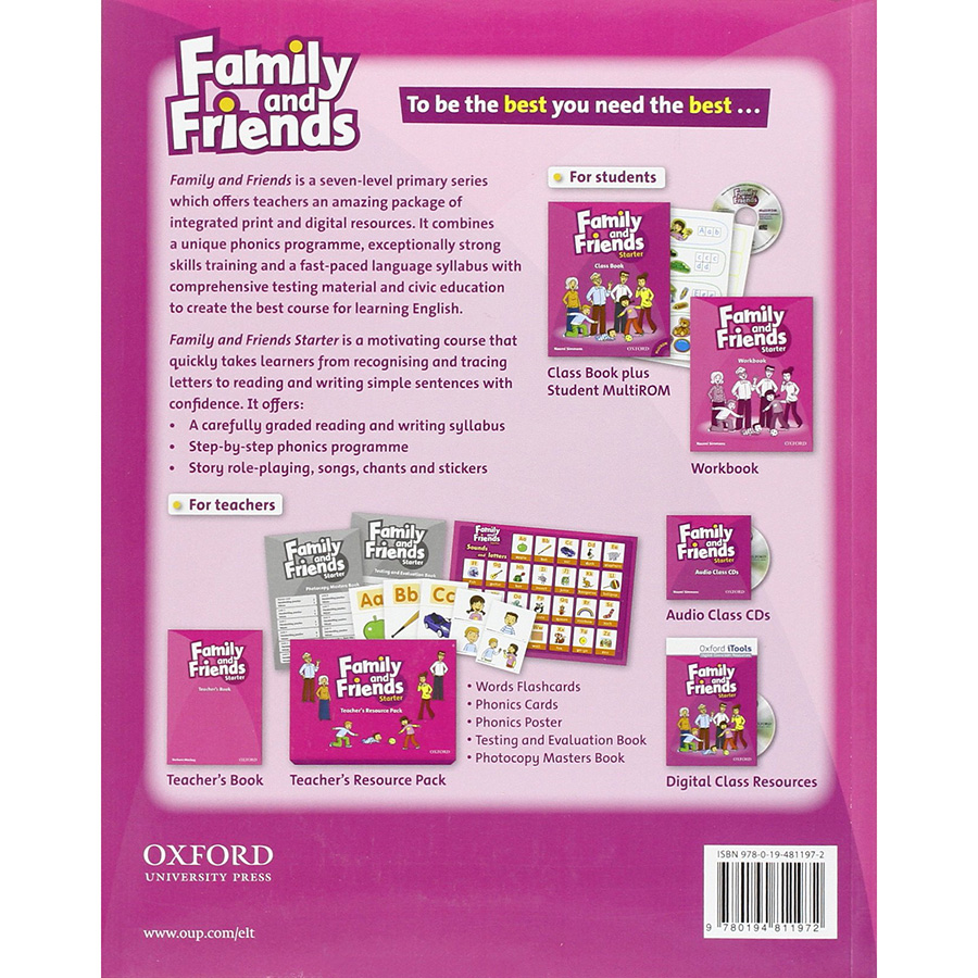 Family And Friends Starter: Class Book Plus Student MultiRom (British English Edition)