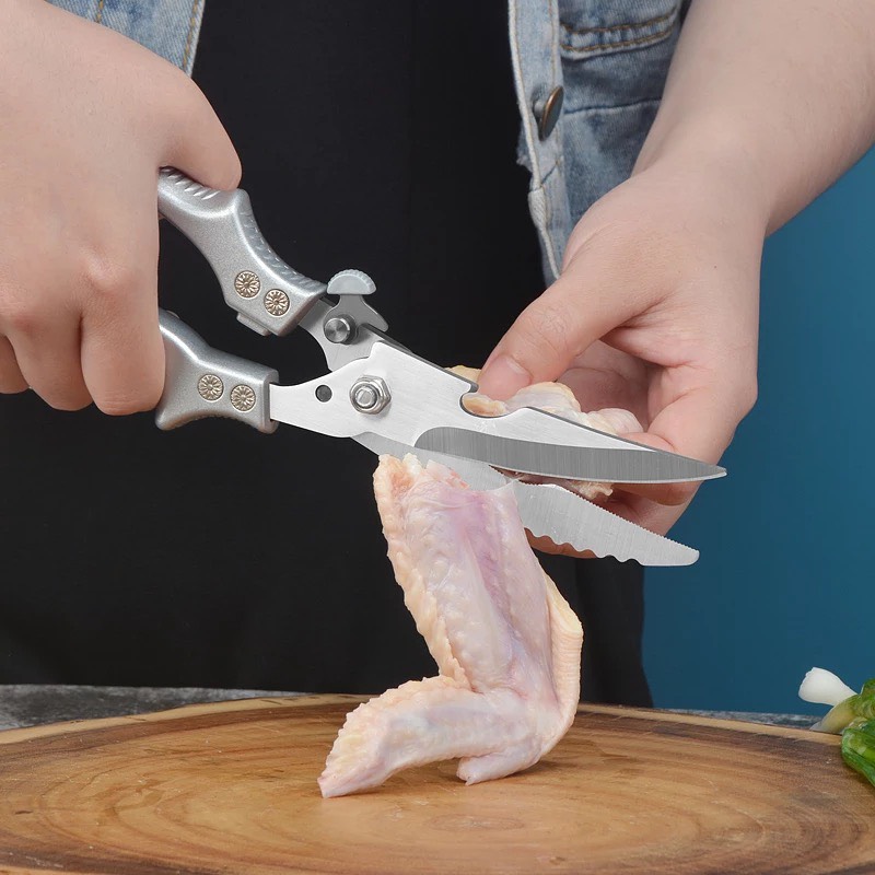 Kéo Cắt Gà Chuyên Dụng - Kéo Cắt Đồ Ăn Đa Năng Nhập Khẩu Cao Cấp Đức - Phiên bản mới nhất