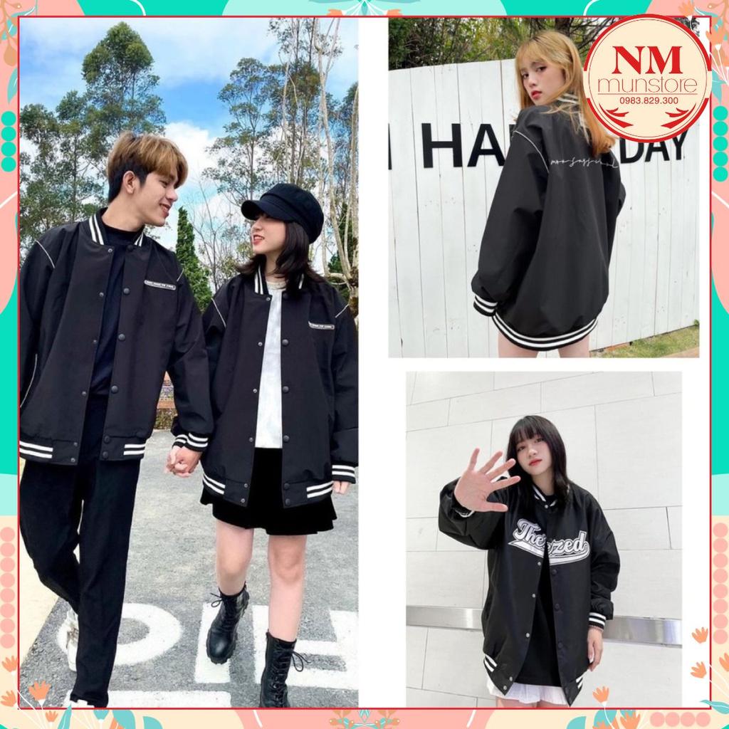 Áo khoác Bomber Chữ Ký  Closet - Jacket khóa kéo tay bồng form dáng rộng bigsize nam nữ ulzzang