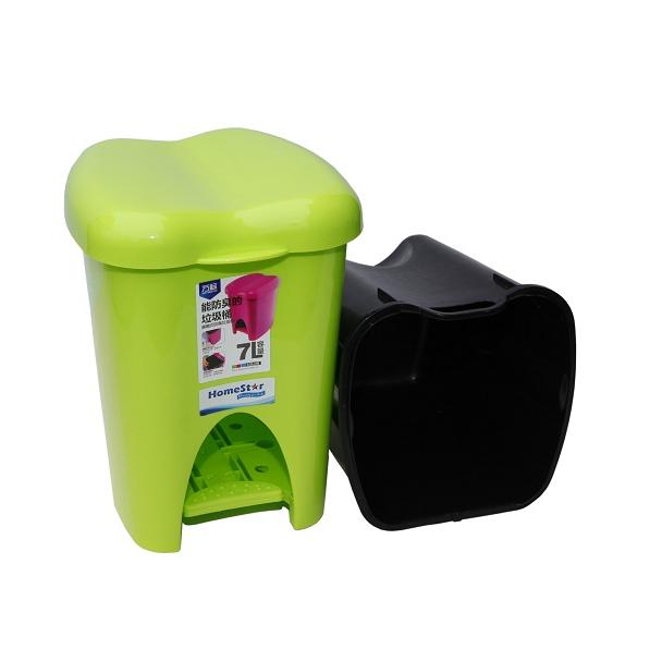 Thùng Rác Đạp Chân 7L Nhựa PP Cao Cấp