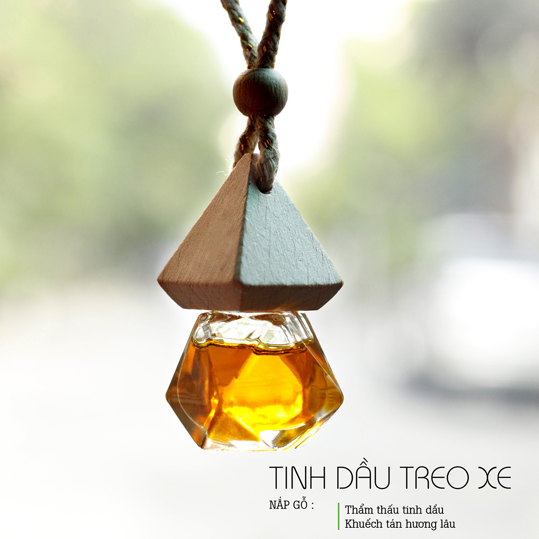 Tinh Dầu Sả Chanh Treo Xe Ô Tô, Treo Tủ Quần Áo, Treo Phòng Gia Đình - Tinh Dầu Sả Chanh Nguyên Chất TIDAMO Giúp Khử Mùi, Kháng Khuẩn Và Thư Giãn Tinh Thần