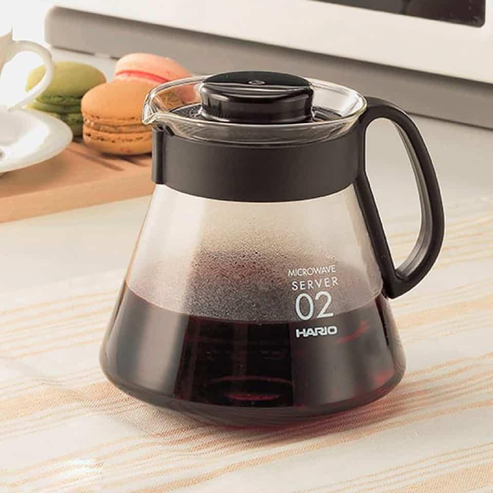 Bình đựng cà phê Microwave tay cầm nhựa