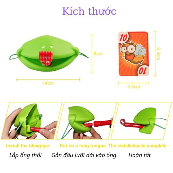 Đồ chơi mặt nạ ếch, ếch lè lưỡi tham lam
