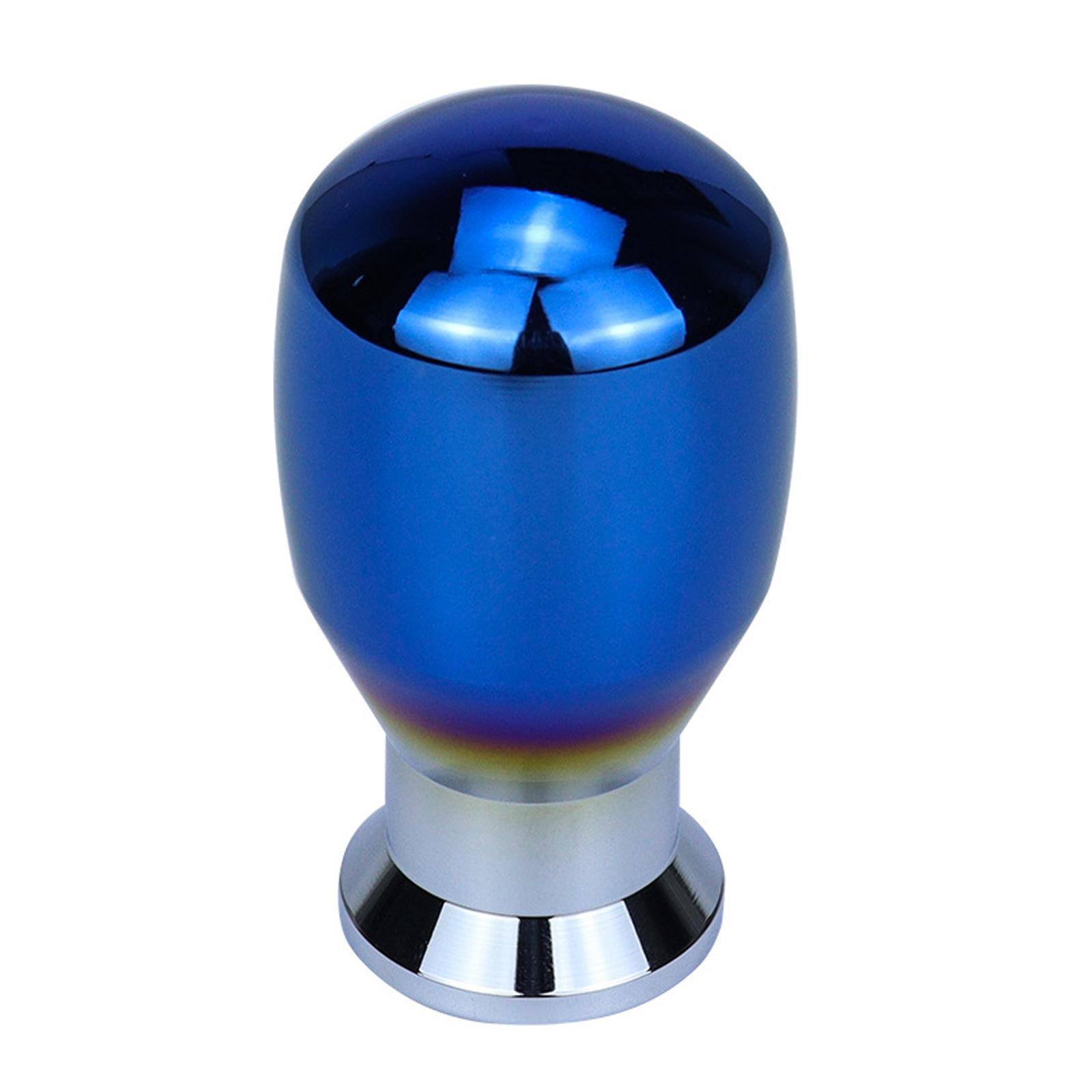 Aluminum Alloy Gear Knob with 3 Threaded Adapters Replacement Car Interior Accessories Universal for Most Manual Vehicles