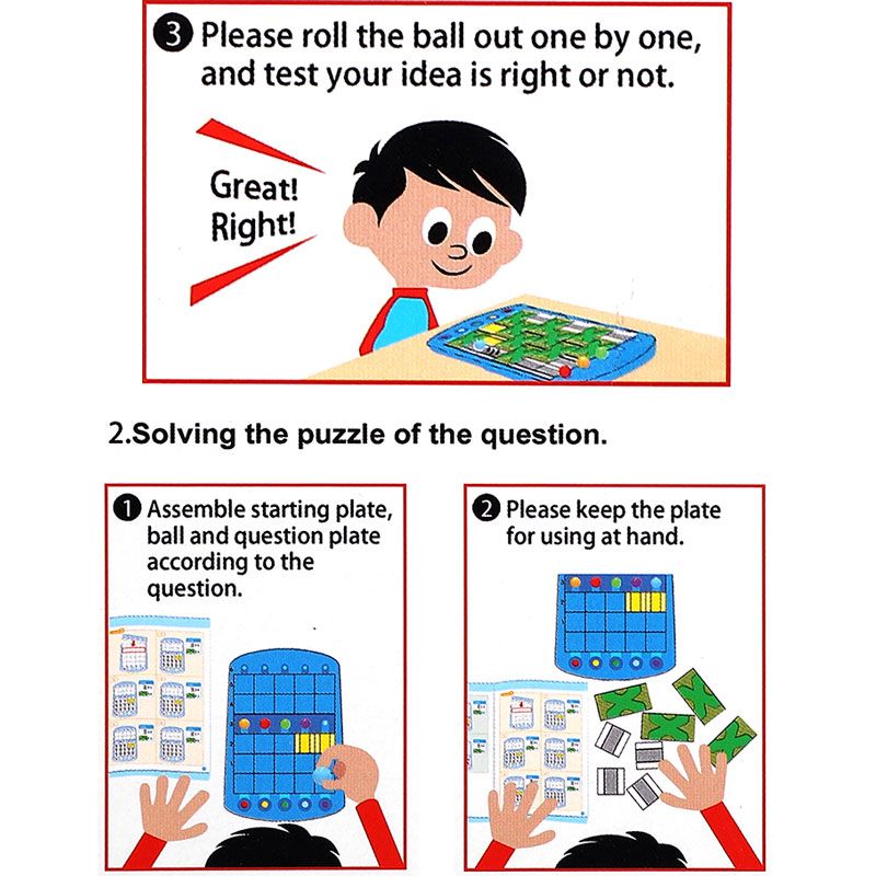 ĐỒ CHƠI TƯ DUY - MÊ CUNG TÌM ĐƯỜNG BI CHẠY LOGIC PUZZLE