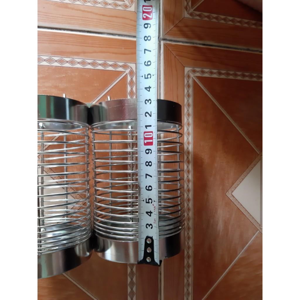 ống đựng đũa muỗng tròn - ống đũa đôi inox 304 cao cấp inox 304 .