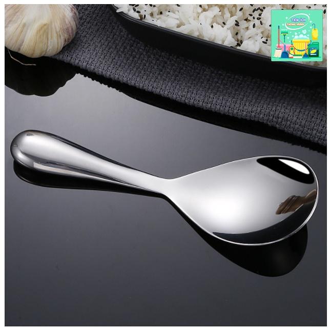 Thìa ăn cơm, muôi xới cơm chống dính. Muỗng inox cao cấp - TT1212