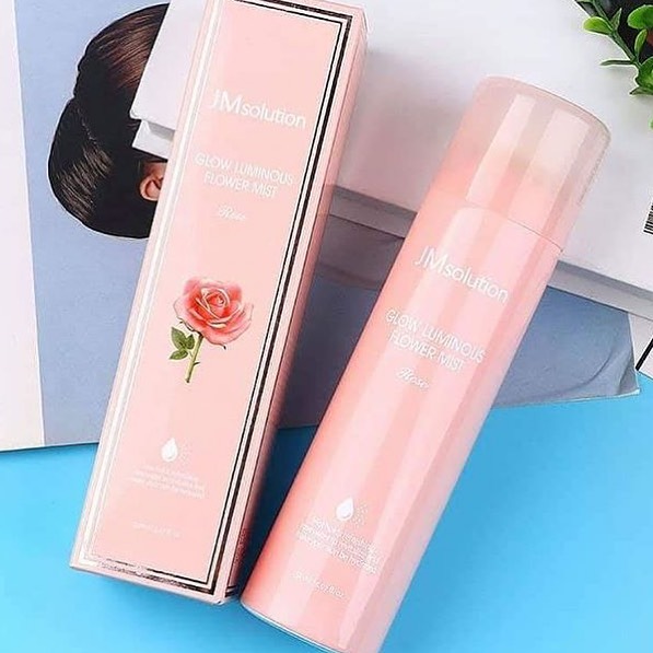 [ Dạng chai xịt ] Chống nắng ngừa lão hóa bảo vệ da JMsolution Glow Luminous Flower Sun Spray 180ml