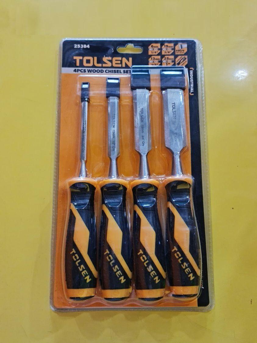 BỘ 3 ĐỤC CÁN NHỰA 6,13,19,25mm TOLSEN 25384 - HÀNG CHÍNH HÃNG