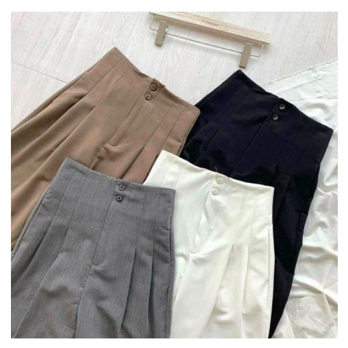 Quần baggy lưng cao cạp liền chất tuyết mưa cao cấp RumHana Fashion _mã 57