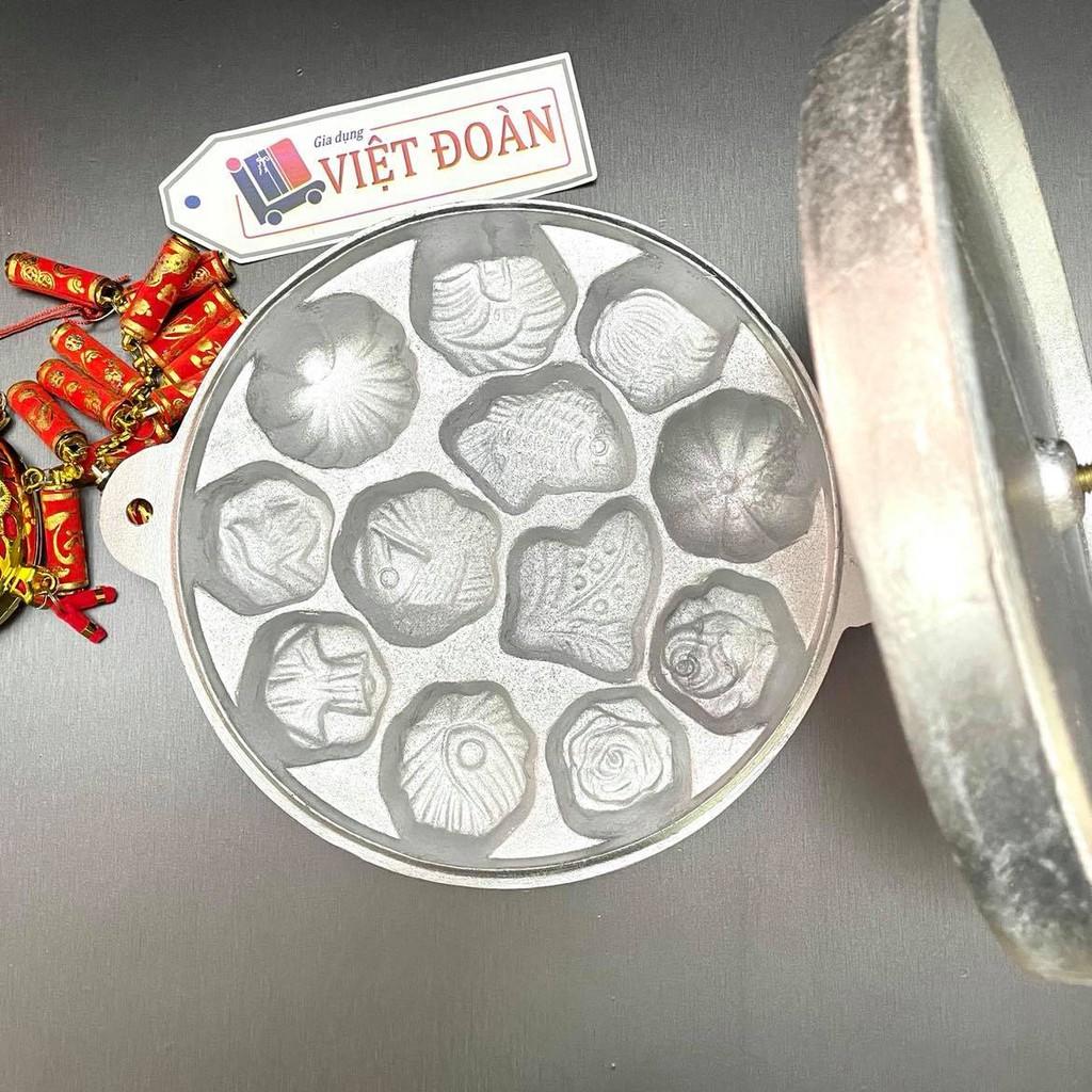 Khuôn Bánh Bông Lan, Bánh Thuẩn - Khuôn Gang Đúc Thủ công Cao Cấp
