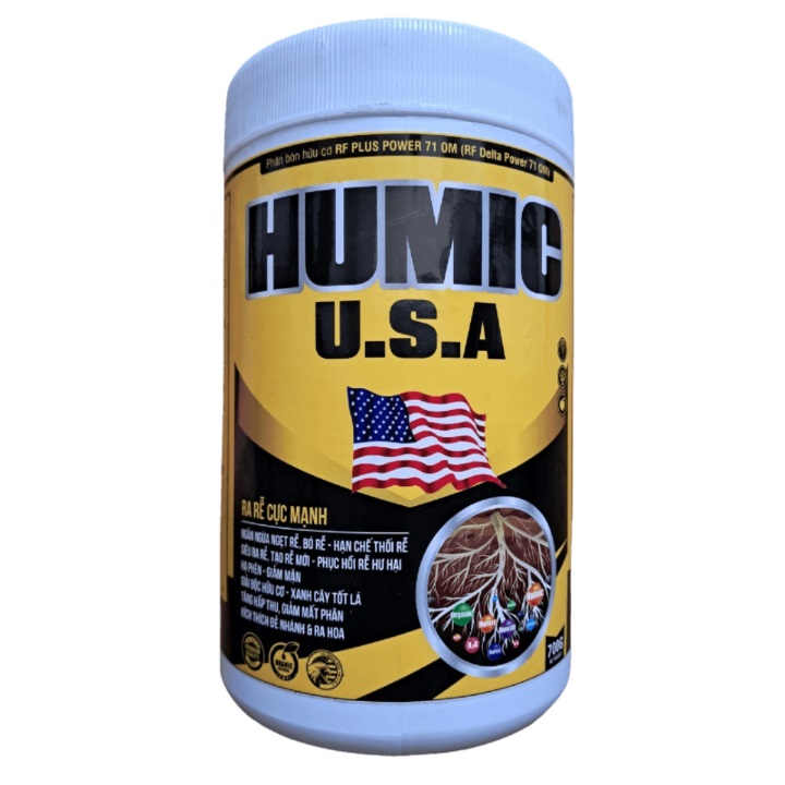 Phân hữu cơ HUMIC U.S.A giúp phục hồi rễ và phát triển bộ rễ - giải độc hữu cơ Hộp 700g