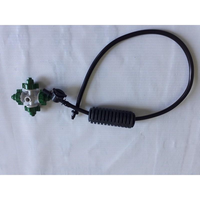 Combo 10 béc phun sương 4 hướng đầy đủ van áp đối trọng