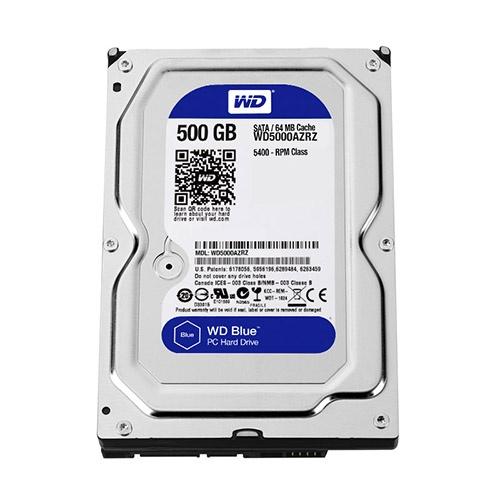 Ổ cứng HDD WD Blue 500GB WD5000AZRZ, thiết bị lưu trữ bộ nhớ đệm 64MB - Hàng chính hãng