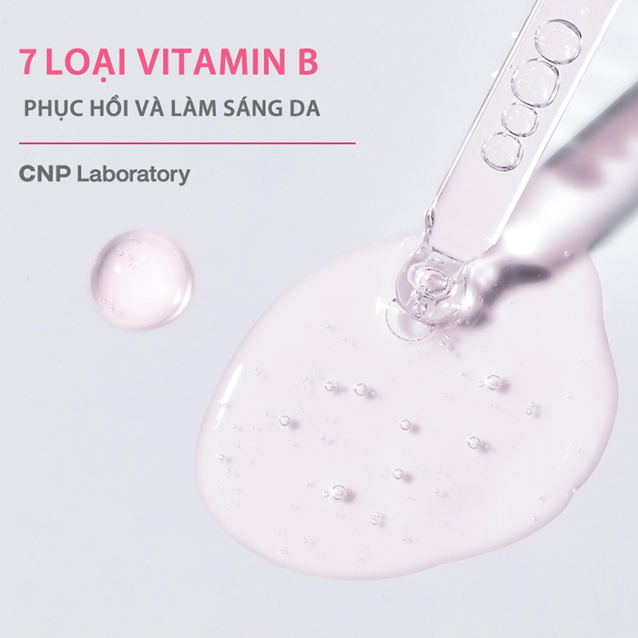 Tinh chất hồng 7 loại Vitamin B phục hồi và làm sáng da CNP Laboratory Vita-B Energy Ampule 15ml