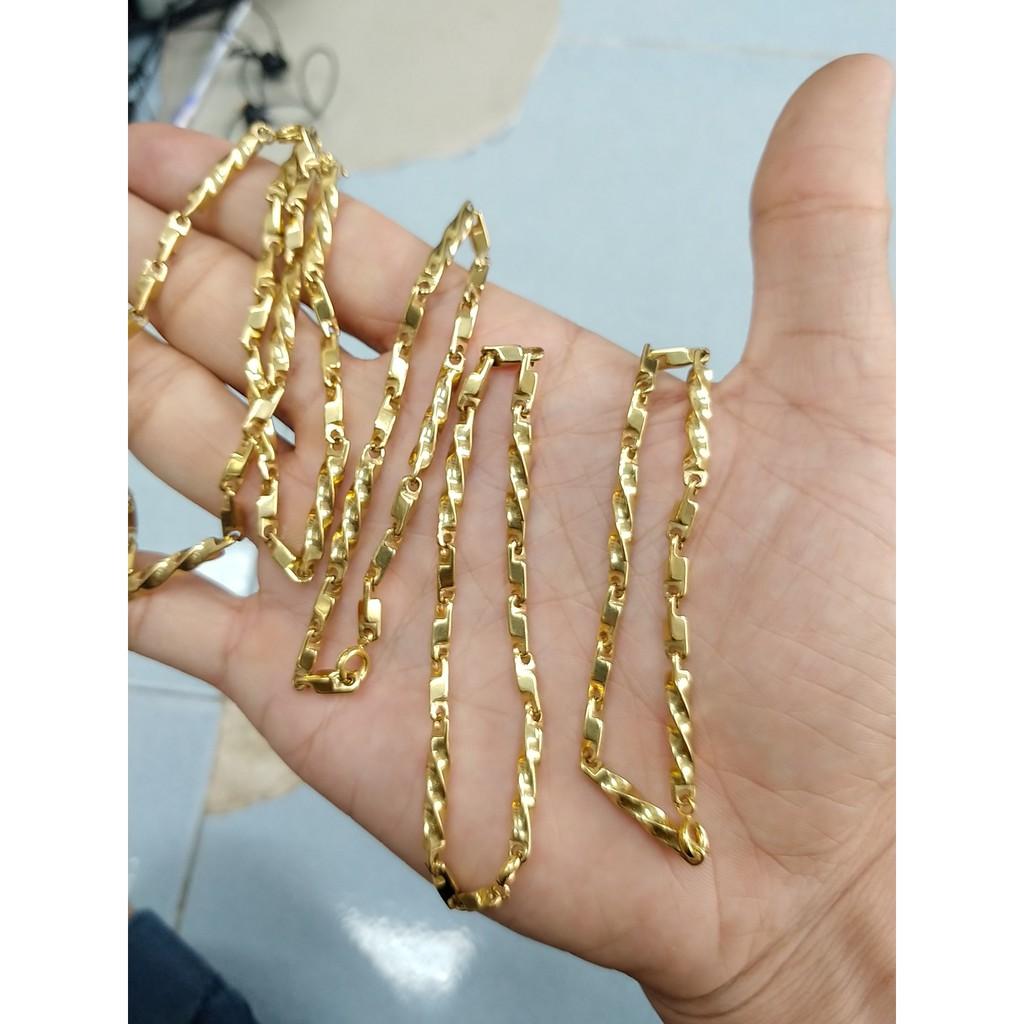 Lắc Tay Ống Trúc Nhỏ Đơn Giản- Dùng lâu dài tắm rửa không đen rỉ