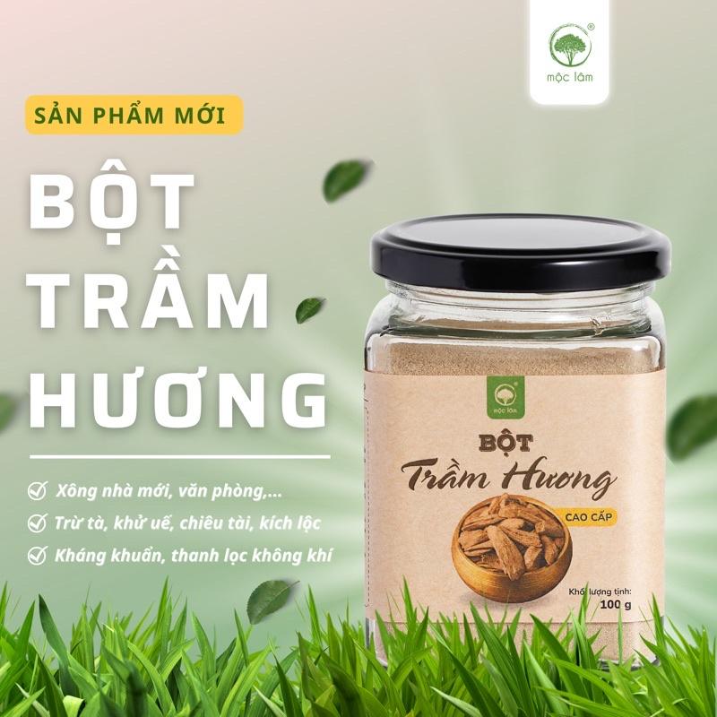 Bột Trầm Hương nguyên chất cao cấp MỘC LÂM - dùng xông nhà mới, văn phòng, thanh lọc không khí