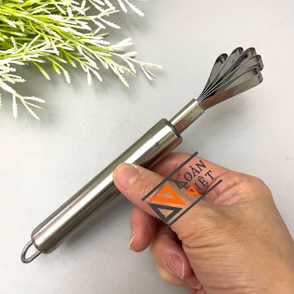 Dụng cụ NẠO sợi dừa, rau củ, ĐÁNH VẨY CÁ - INOX chắc chắn, tiện ích nhà bếp