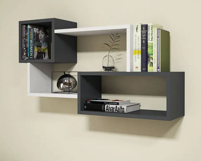 Kệ Gỗ Trang Trí Treo Tường Đơn Giản Mà Đẹp Juno Sofa CTKT415 KT 87x54x18cm