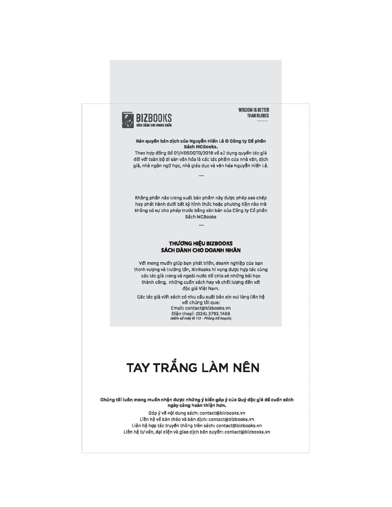 Tay Trắng Làm Nên