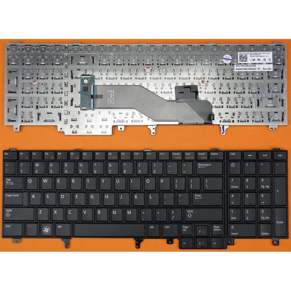 BÀN PHÍM THAY THẾ CHO LAPTOP DELL E5530, E6520 E6530 E6540 E5520 E5530 Precision M2800 M4600 M6600 M4700 M4800 M6700