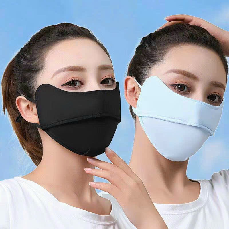 Khẩu trang chống tia UV, khẩu trang chống nắng UPF 50+ - Unisex nam nữ đều thích hợp