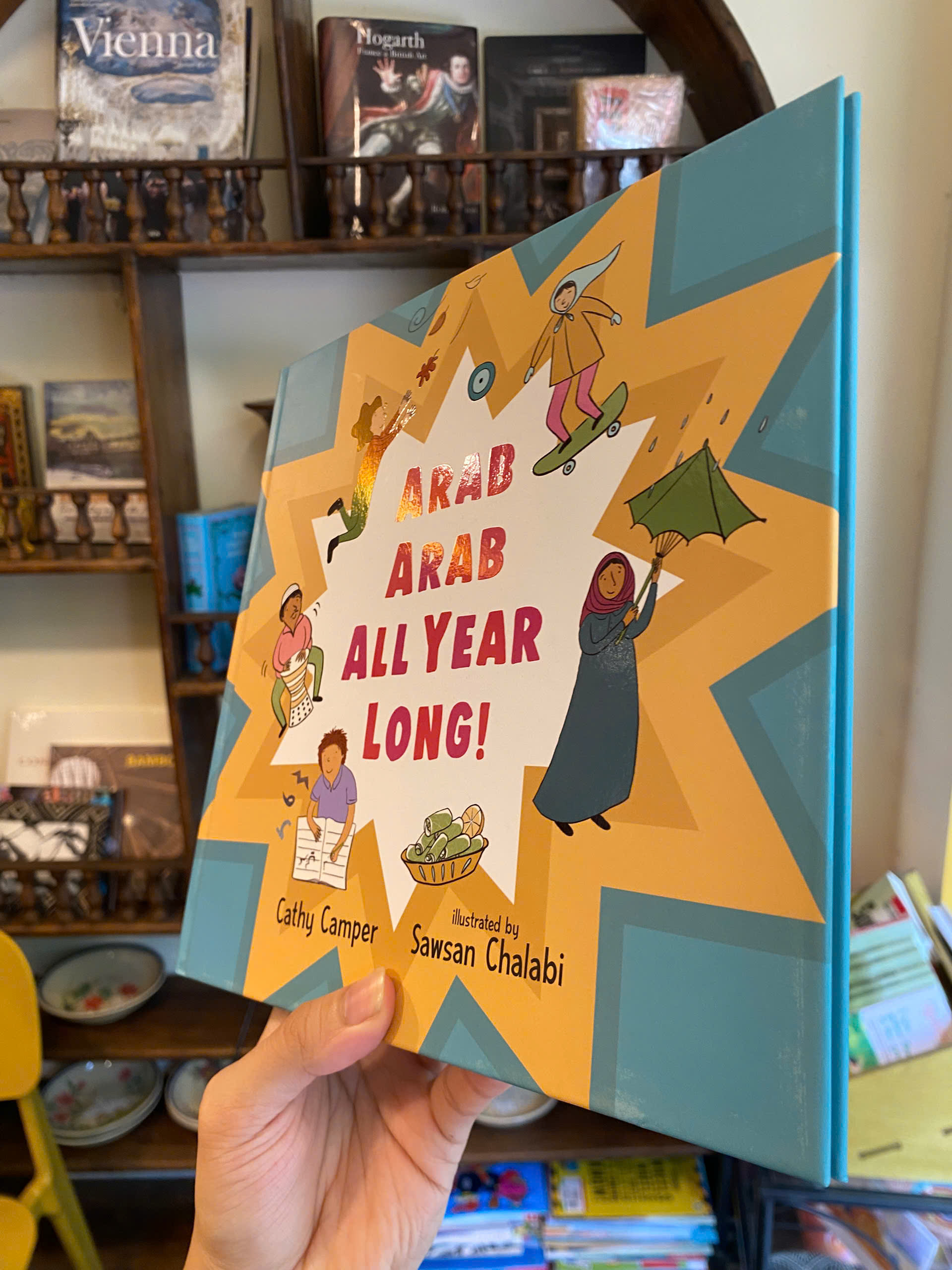 Sách - Arab Arab All Year Long! by Cathy Camper | Children's Family Picture Book About Culture