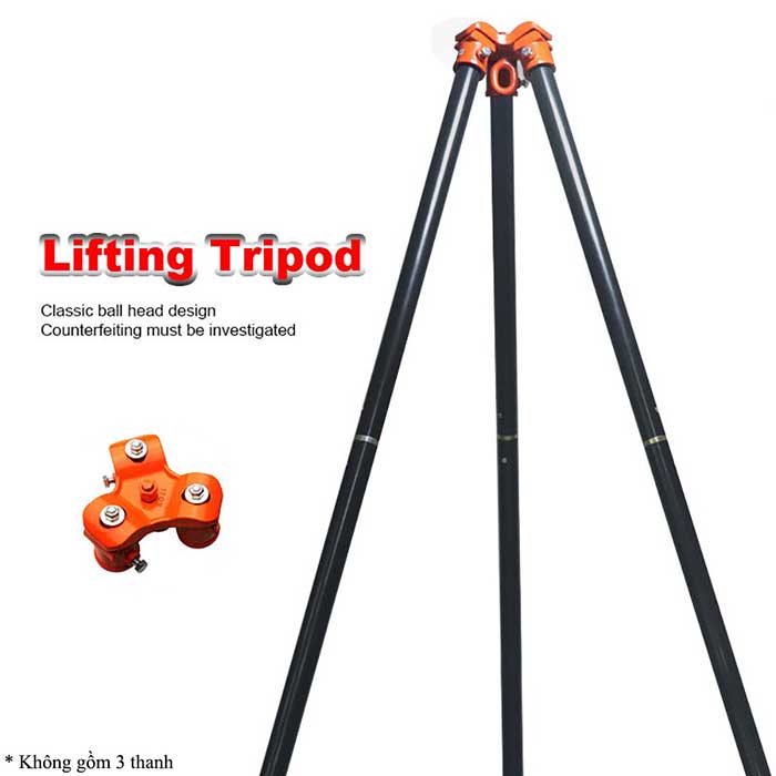 Bộ ống thép ABG dành riêng cho giá móc treo palang dài 3M, chắc chắn, chất lượng cao, bền bỉ, giải pháp hoàn hảo cho nhu cầu cẩu vận chuyển - Hàng Chính Hãng