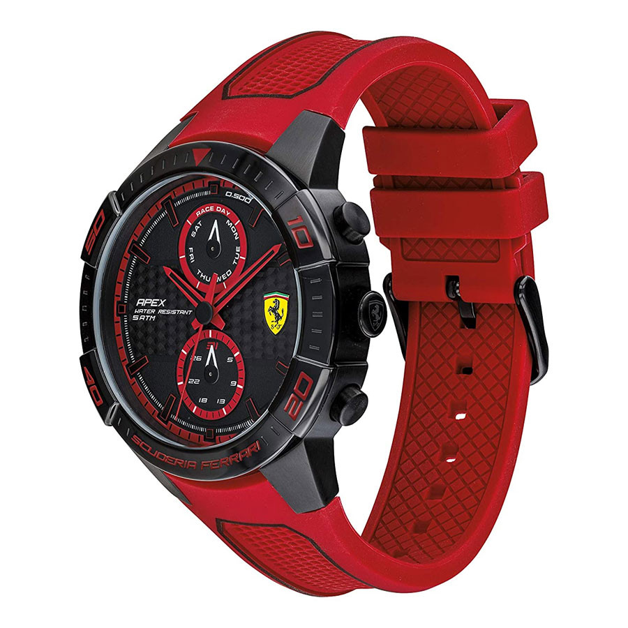 Đồng Hồ Ferrari Nam Dây Cao Su Quartz 0830639