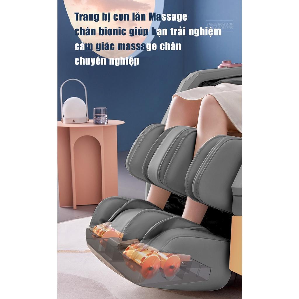 Máy massage Toàn Thân Okinawa OS 855 Massage công nghệ 5D, bi di chuyển, điều khiển giọng nói và kéo giãn đỉnh cao