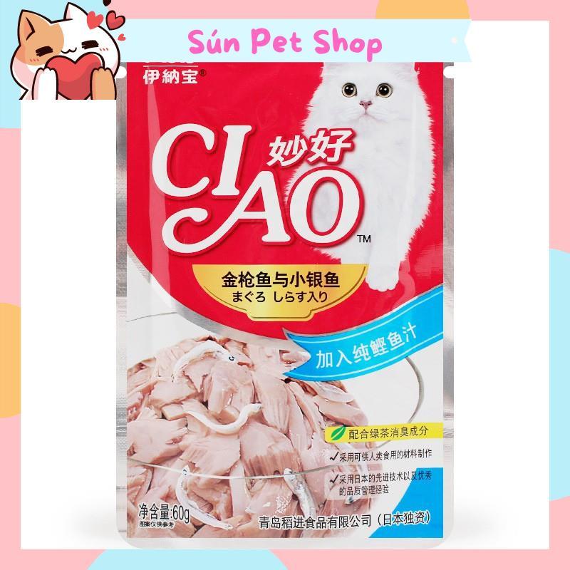 Pate Ciao dành cho mèo thơm ngon, bổ dưỡng (Gói 60g)