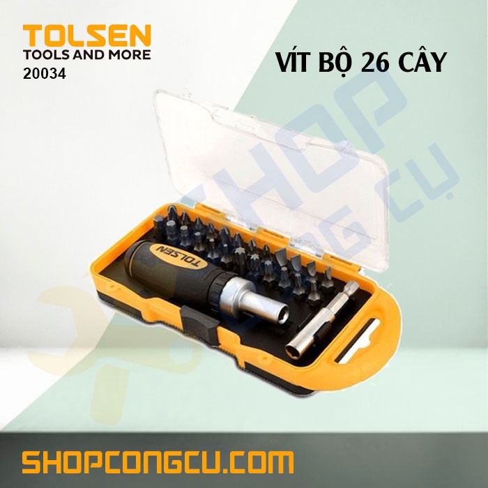 Bộ tua vít 26 cây Tolsen 20034