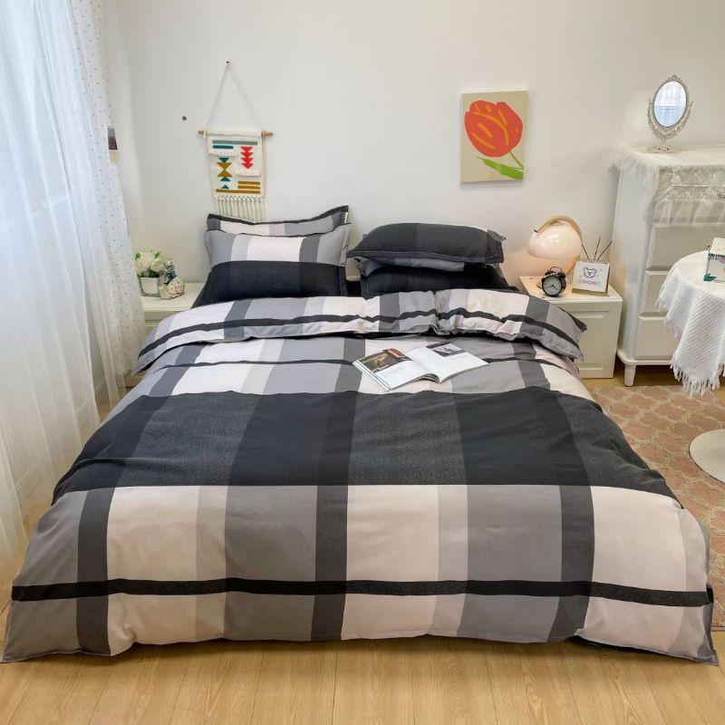 Bộ chăn ga gối cotton poly Thổ Cẩm
