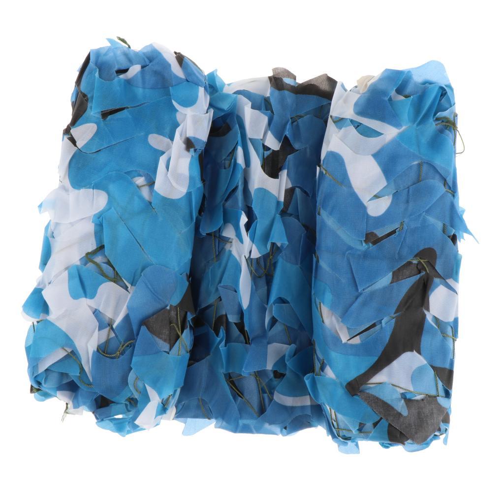 Premium Woodland Camouflage Netting Leaves Shooting Watch Blind Net Tarp Cover