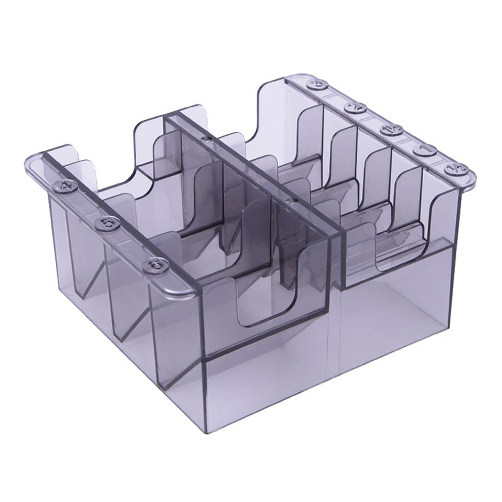 Transparent Hair Clipper Storage Box,Organizer Base Case, Electric Fader Caliper Comb Storage Hairdresser Tool