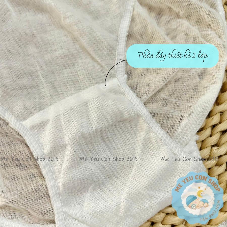 [Túi 5c] Quần lót cotton miễn giặt dùng 1 lần MAMA dùng đi du lịch/quân sự/mẹ bầu/sau sinh - 1 Gói (5 quần)