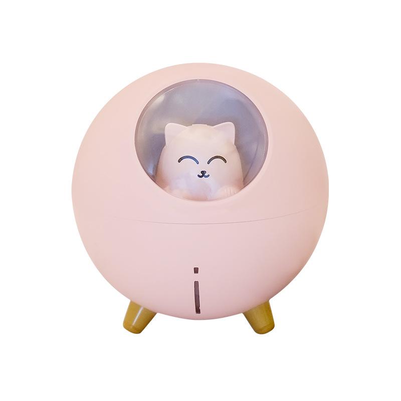 Đảm Bảo Chất Lượng Hành Tinh Mèo Máy Tạo Độ Ẩm Máy Tính Để Bàn Tại Nhà USB Xịt Dưỡng Ẩm Sáng Tạo Bầu Không Khí Ánh Sáng Mini Dễ Thương Hình Thú Dễ Thương Máy Tạo Độ Ẩm