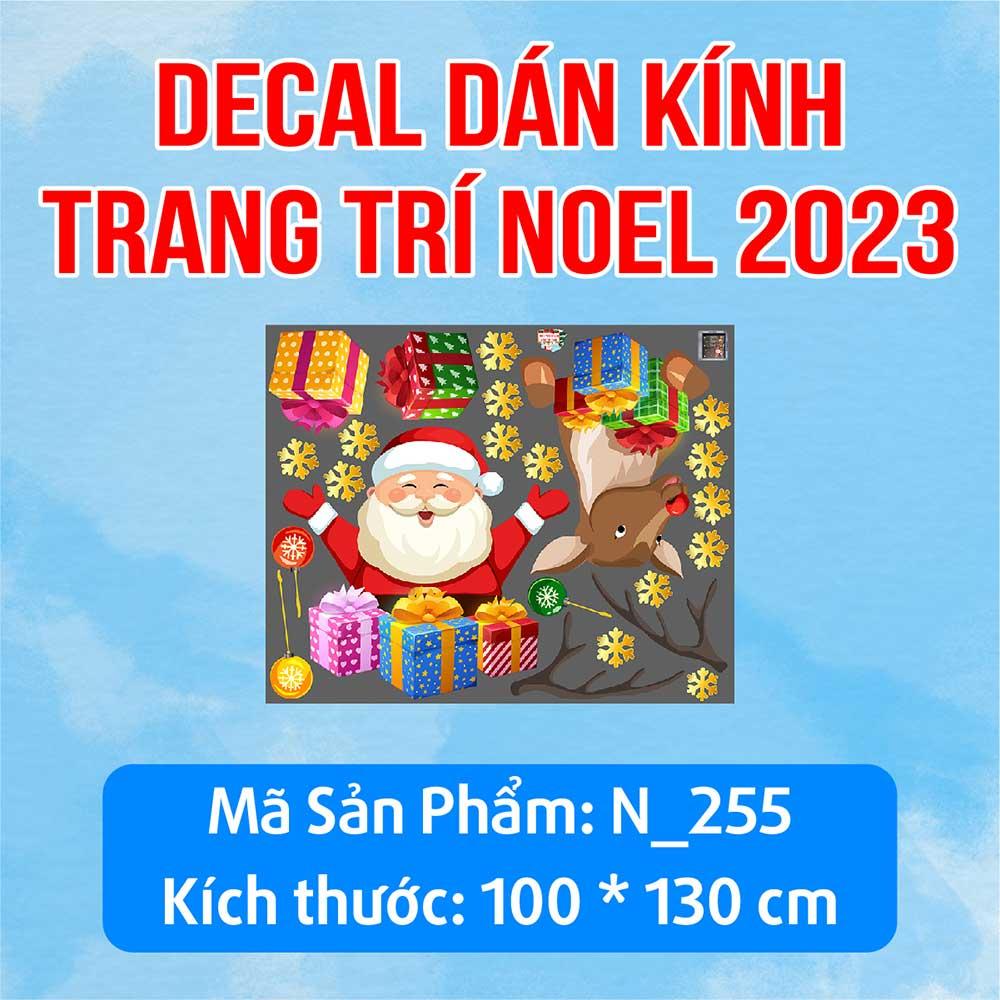 DECAL TRANG TRÍ GIÁNG SINH 2023 COMBO SỐ 55