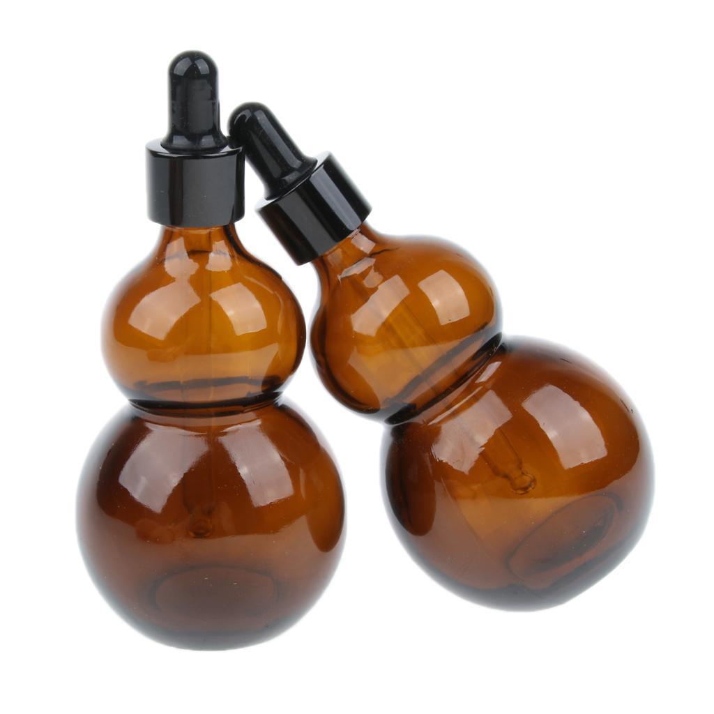 4x Glass Pipette Dropper Bottles for Essential Oils Liquid Reagent 50/100ml